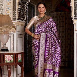 Banarsi Silk Saree For wedding Function