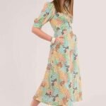 Party Wear Long printed Dress For Summer