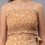 Printed 2 piece party wear dress