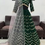 Designer Lehenga For Mehndi Function For Bride