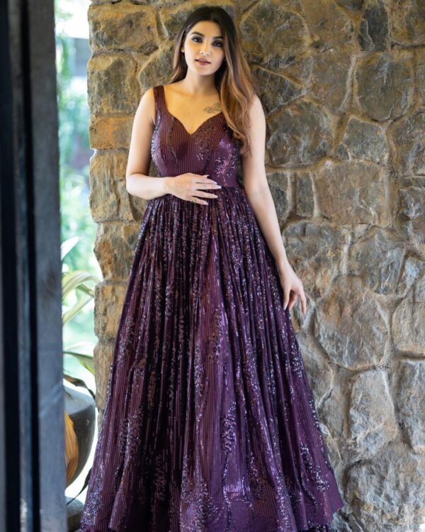 Stylish Party Wear Gown For Bride
