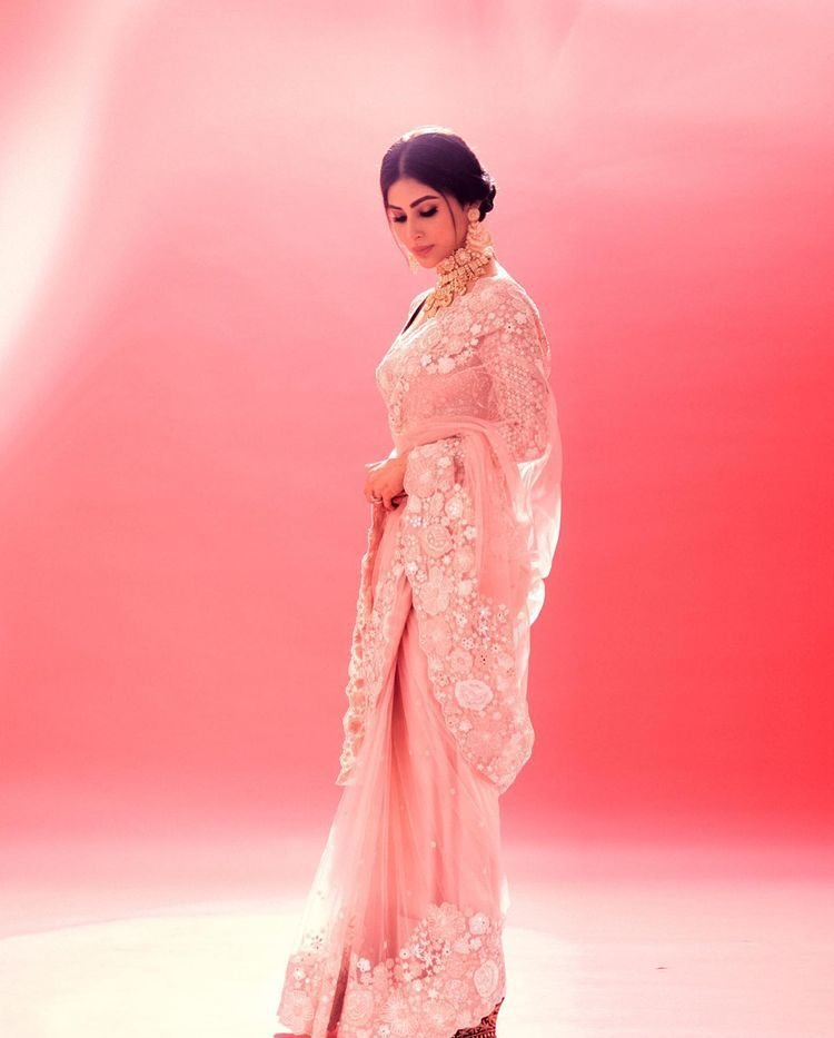 An elegant saree for newly wed bride | Elegant saree, Gowns, Saree