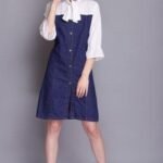 Stylish Party Wear Denim Dress