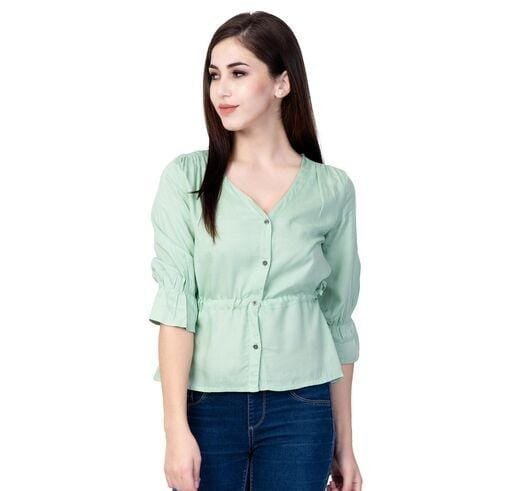 Formal Solid Top For Girls