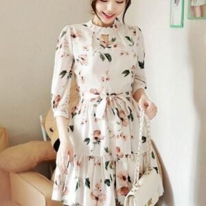 Floral Printed Party wear western dress