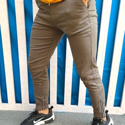 Men’s Stylish Ribbed Bottom Trouser