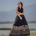 Black Party Wear Designer Lehenga Choli