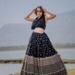 Black Party Wear Designer Lehenga Choli