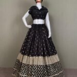 Black Party Wear Designer Lehenga Choli