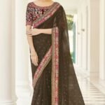 Fancy Party Wear Saree For Wedding