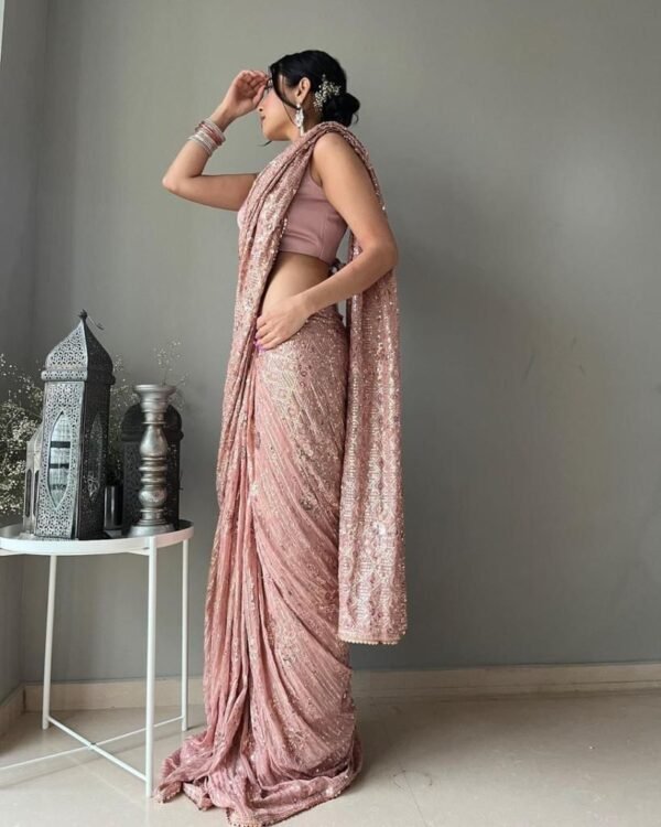 Party Wear fancy Saree For wedding