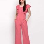 Formal Plan Jumpsuit For Girls