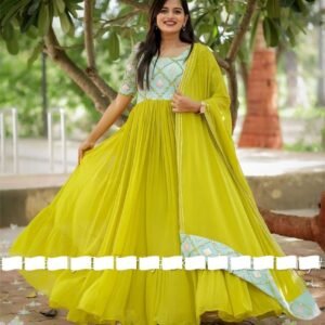 Dress for Mehndi For Bride