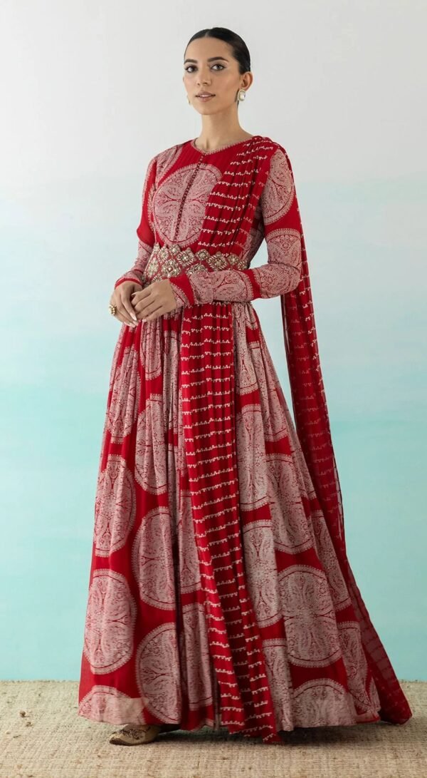 Simple & Elegent Indian Printed Gown
