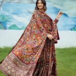 Printed Party wear Gown With Dupatta