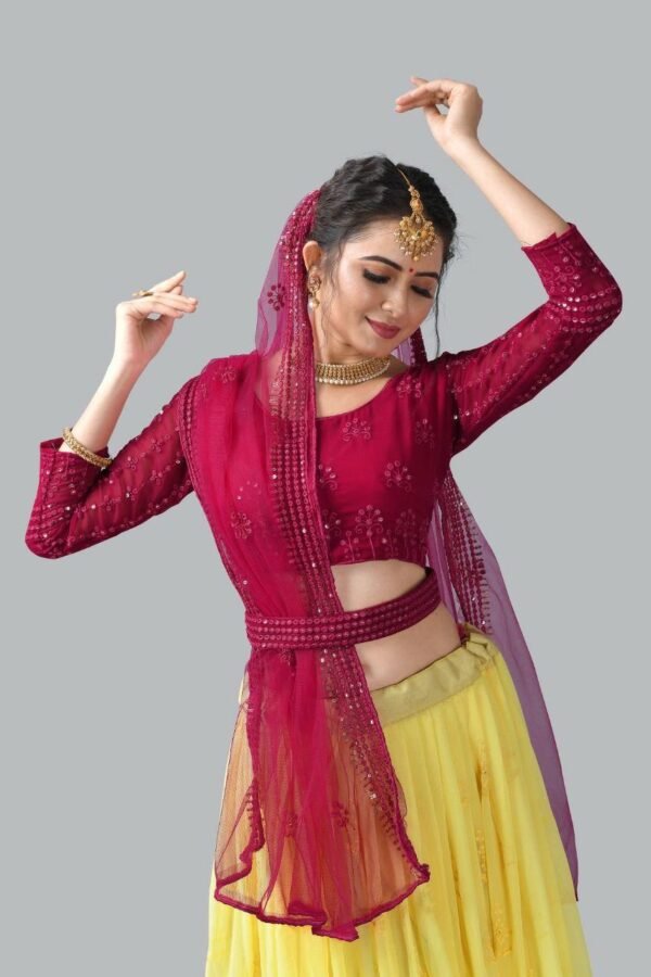 Designer Lehenga Choli For Haldi Function