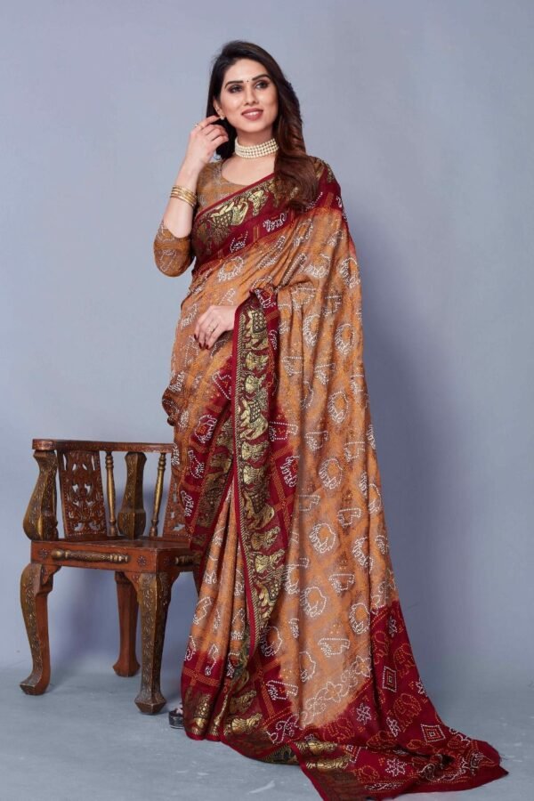 Printed Party Wear Saree For Women