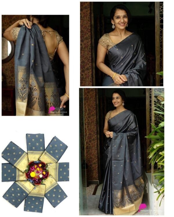 Latest Designer Silk saree For Bride
