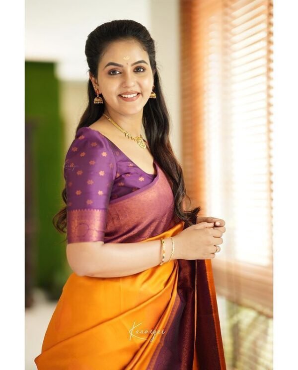 South India Style saree For Wedding Function