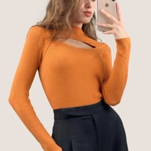 Full SLeeve Knitted Top For Women