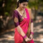 Stylish Party Wear South Indian Style Silk Saree