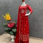 Fnacy Party Wear Suit With Dupatta