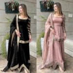 Party Wear Latest Deisgn Suit Dupatta Set For Women