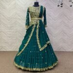 Designer Lehenga For Mehandi Function For Bride