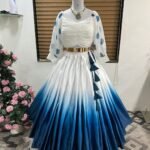 Designer Indo-Western Skirt Top For Party