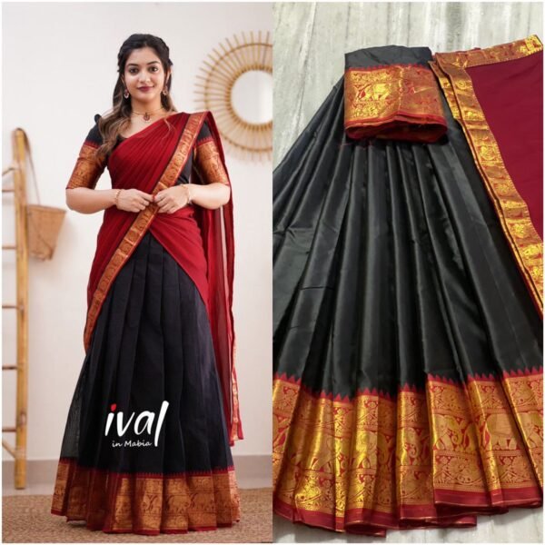 Party Wear South Indian Half Saree