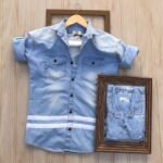 Men's Party Wear Denim Shirt