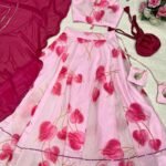 Organza Designer Lehenga Choli For Girls